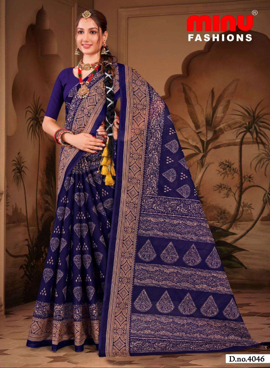 Saree | Sarees | Minu | Classic Cotton Pure Cotton Saree for Womens