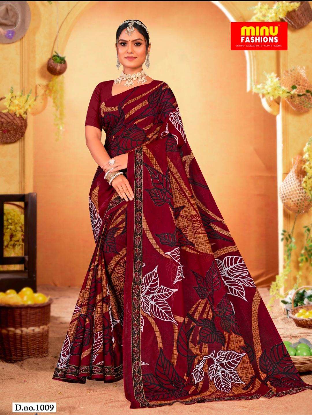 Saree | Sarees | Minu | Rajnigandha Pure Cotton Saree for Womens