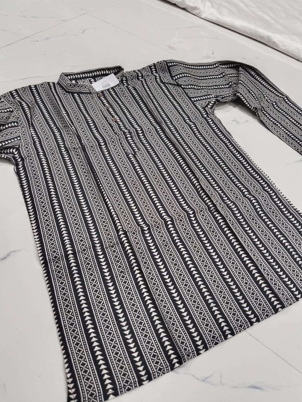 Men Kurta | T-Shirts & Shirts | Sonajhuri | Men Printed Cotton Blend Straight Kurta