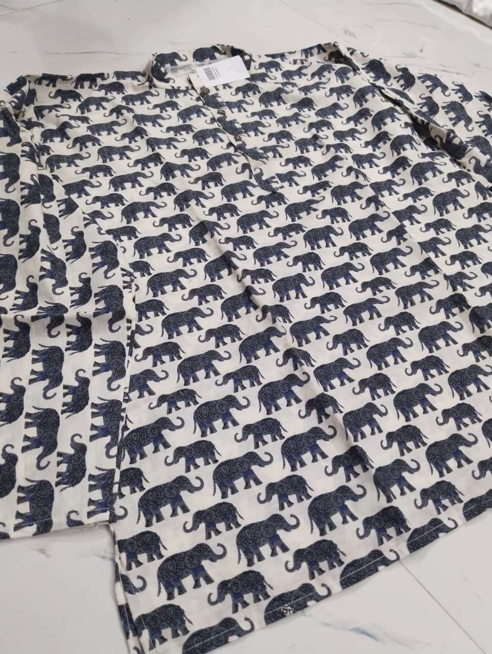 Men Kurta | Kurtas & Kurtis | Sonajhuri | Man Printed Cotton Blend Straight Kurta