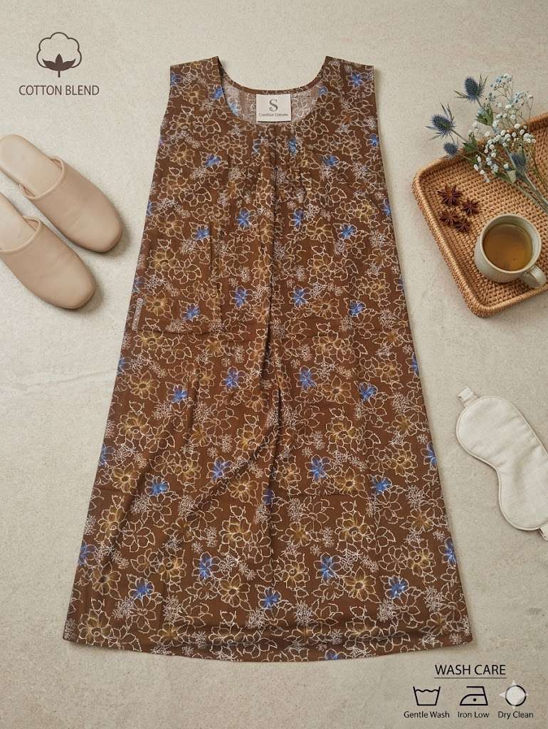 Women Nighty | Nighty | Natraj | Artisan Printed Women Nighty