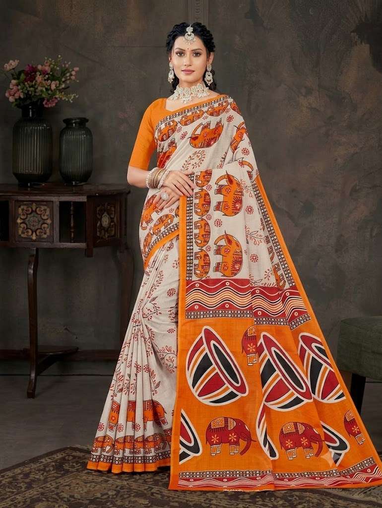Saree | Sarees | Minu | Dipsikha Pure Cotton Saree for Womens