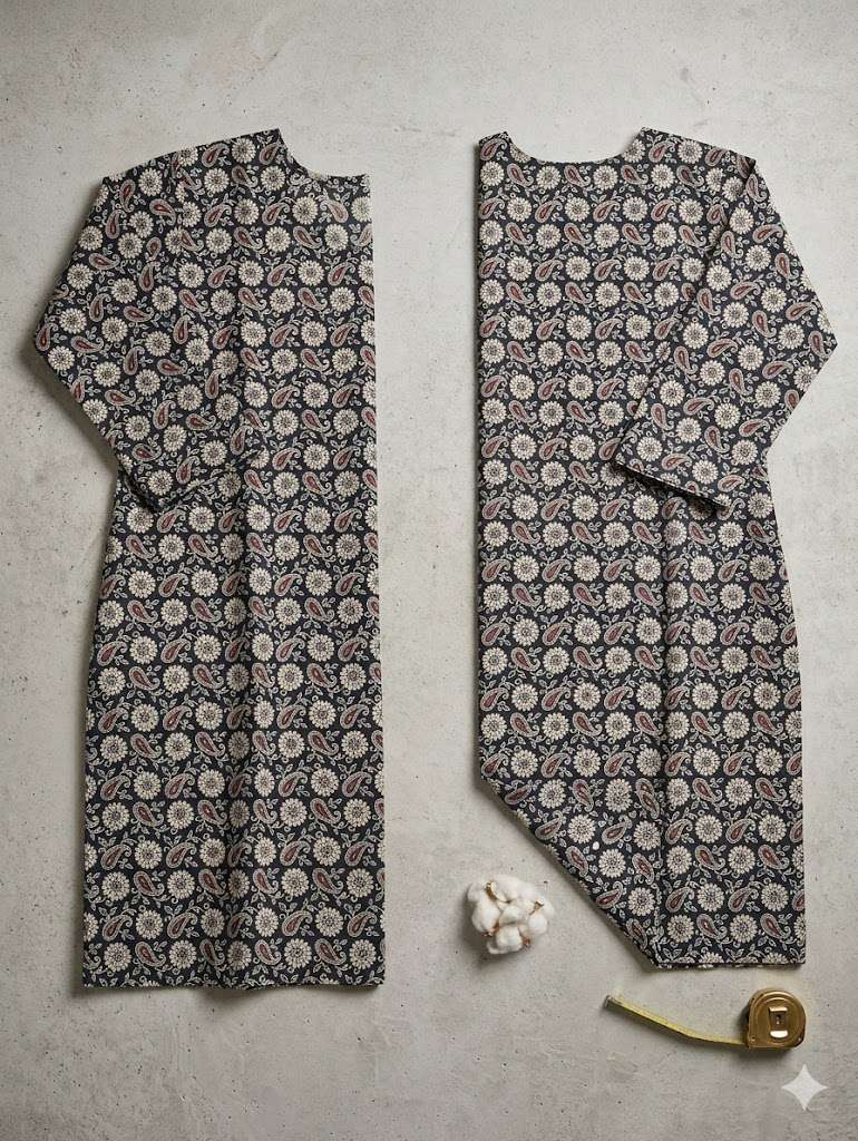 Kurti | Kurtas & Kurtis | Sonajhuri | Women Printed Pure Cotton Straight Kurta