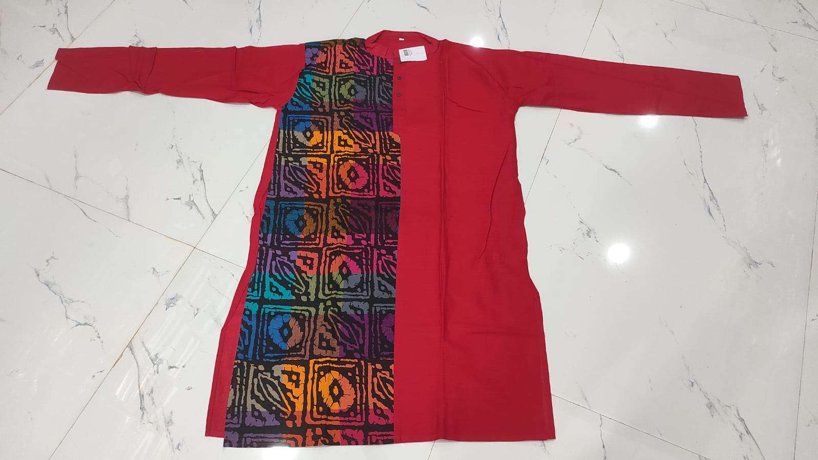 Punjabi For Men  | Punjabi & Payjama | Sonajhuri | Men Printed Cotton Blend Straight Punjabi