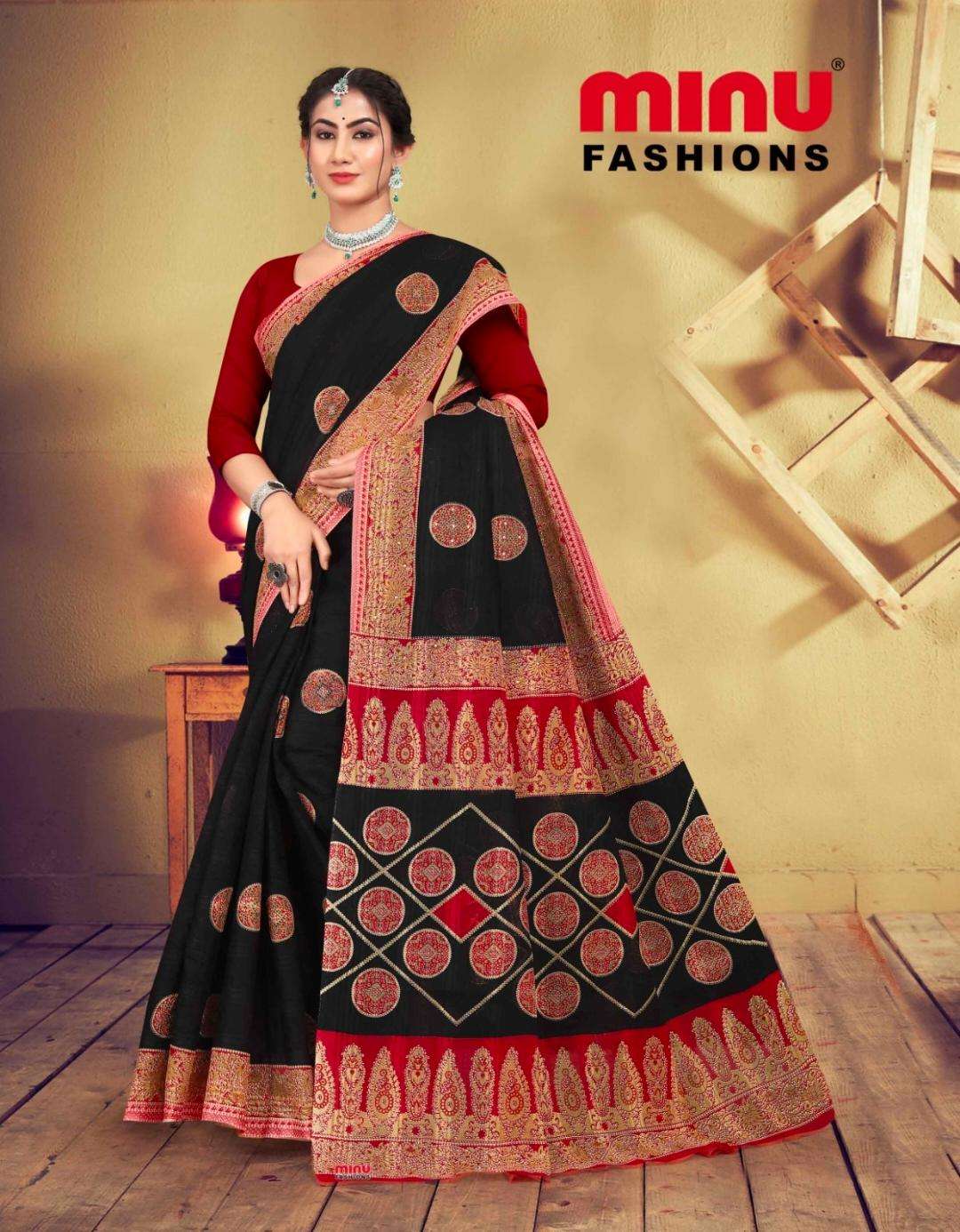 Saree | Sarees | Minu | Jyoti Pure Cotton Saree for Womens